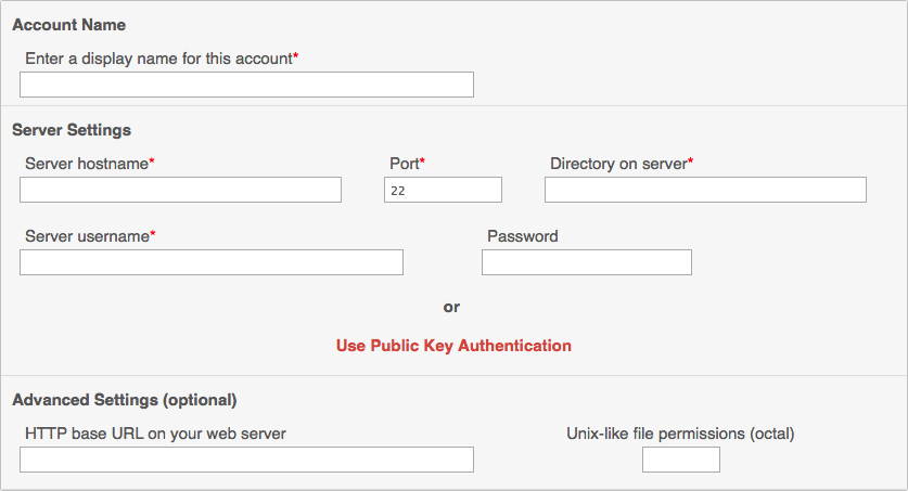 Add new SFTP service